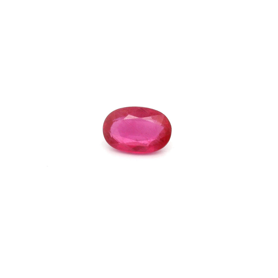 Oval Red Ruby 0.63ct loose gemstone