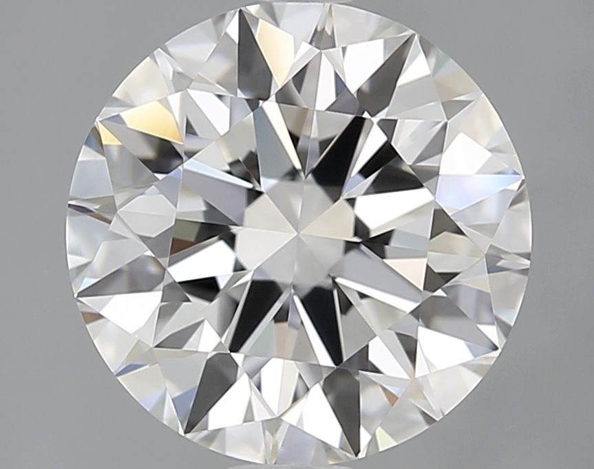 Round Natural Diamond 2.01ct H IF