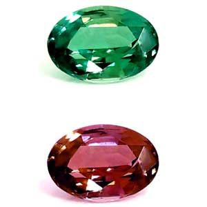Oval Green Alexandrite 0.11ct loose gemstone