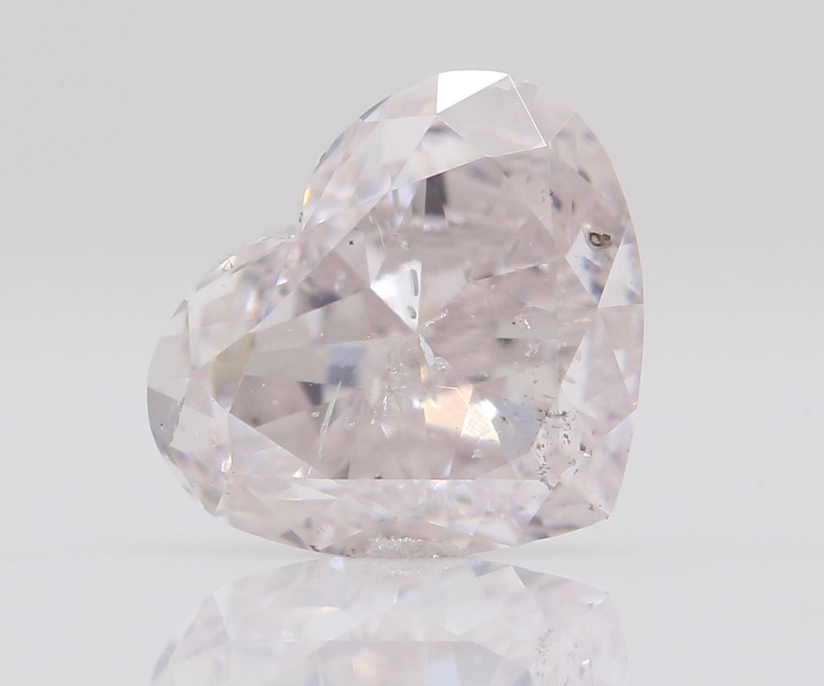 Heart Light Pink Natural Diamond 0.5ct I2 loose diamond