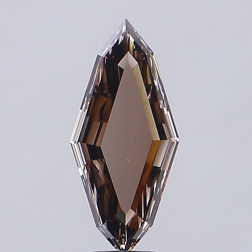 Octagonal Fancy Brown Lab-grown Diamond 3.55ct VS1 loose diamond