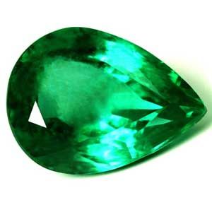 Pear Green Emerald 2.35ct loose gemstone