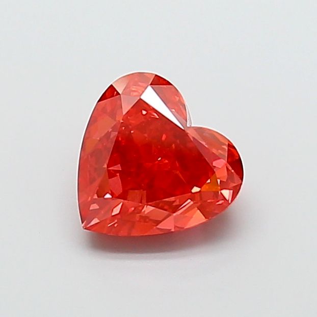 Heart Fancy Vivid Red Lab-grown Diamond 3.17ct VS1 loose diamond