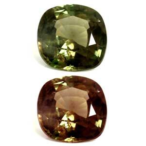 Cushion Green Alexandrite 0.83ct loose gemstone