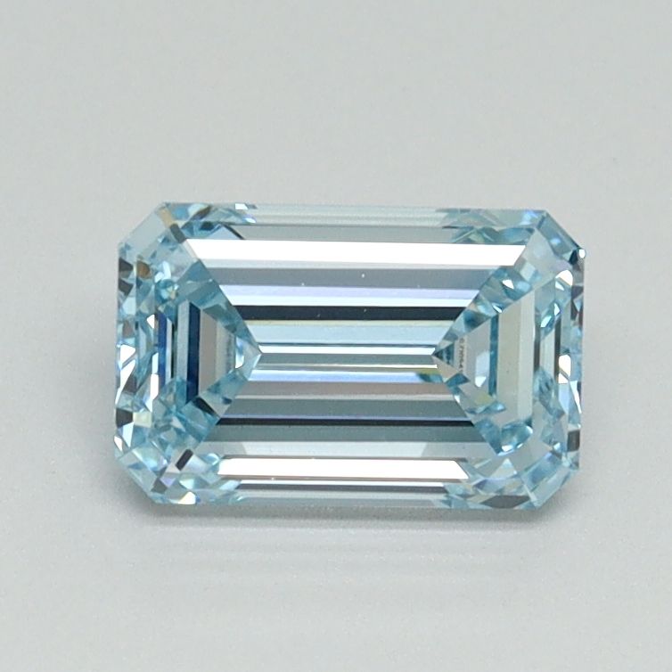 Emerald Fancy Intense Blue Lab-grown Diamond 1.01ct VVS2 loose diamond