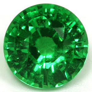 Round Green Garnet 1.23ct loose gemstone