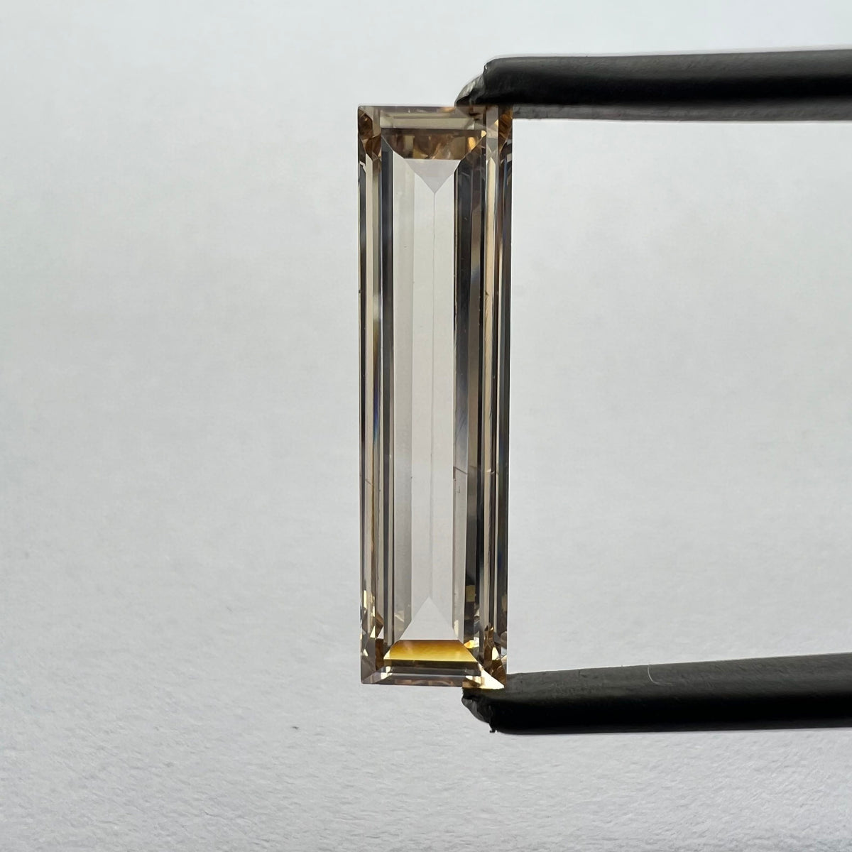 Baguette Brown Lab-grown Diamond 2.53ct VS1 loose diamond