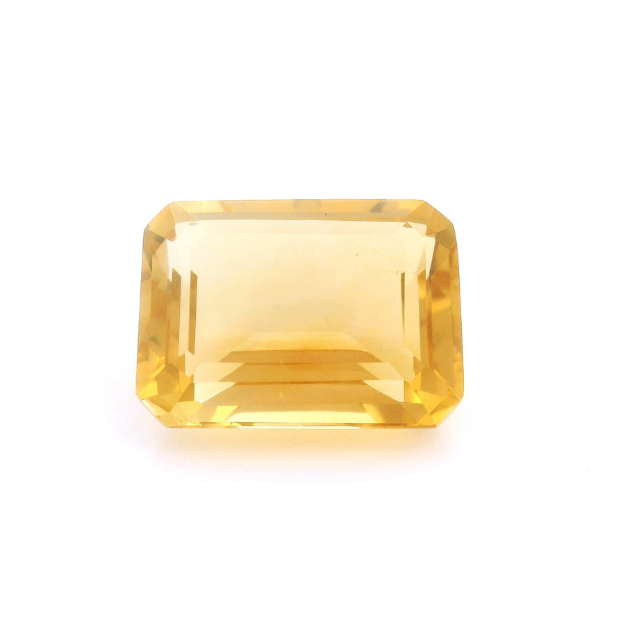 Octagonal Yellow Citrine 11.25ct loose gemstone