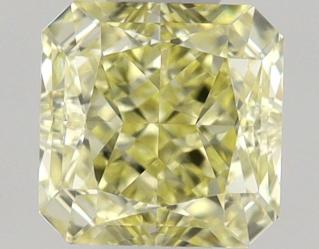Square Radiant Fancy Yellow Natural Diamond 0.55ct FL loose diamond