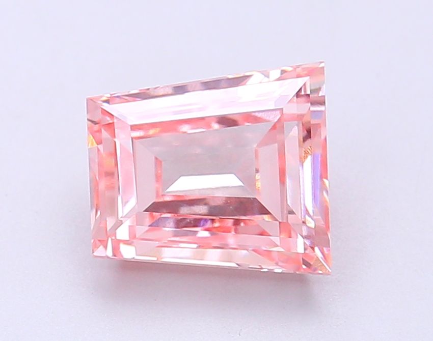 Tapered Baguette Fancy Intense Pink Lab-grown Diamond 2.25ct VS1 loose diamond