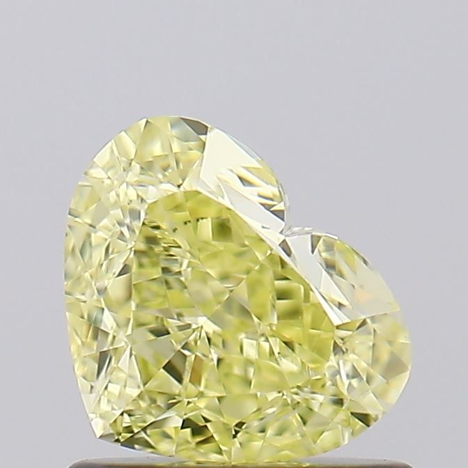 Heart Fancy Intense Yellow Natural Diamond 1.01ct VS2 loose diamond