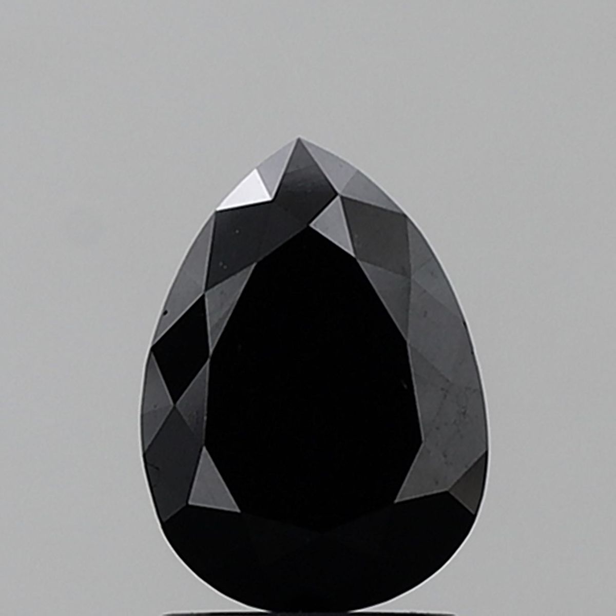 Pear Fancy Black Natural Diamond 2.52ct VVS2 loose diamond