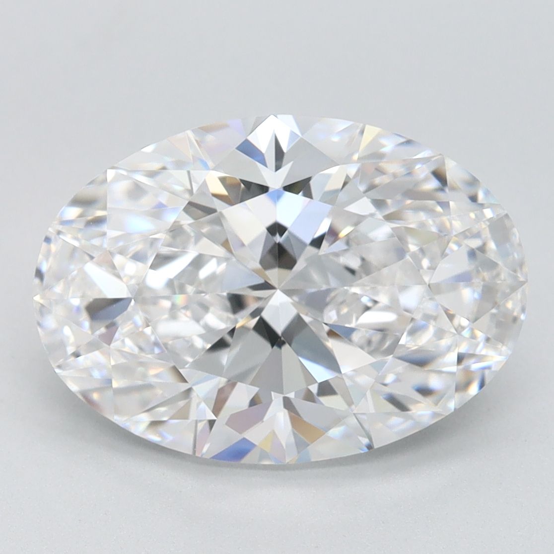Oval Lab-Grown Diamond 3.35ct D FL