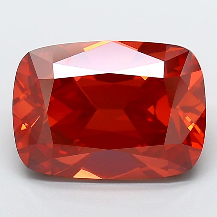 Cushion Fancy Vivid Red Lab-grown Diamond 7.03ct VVS2 loose diamond