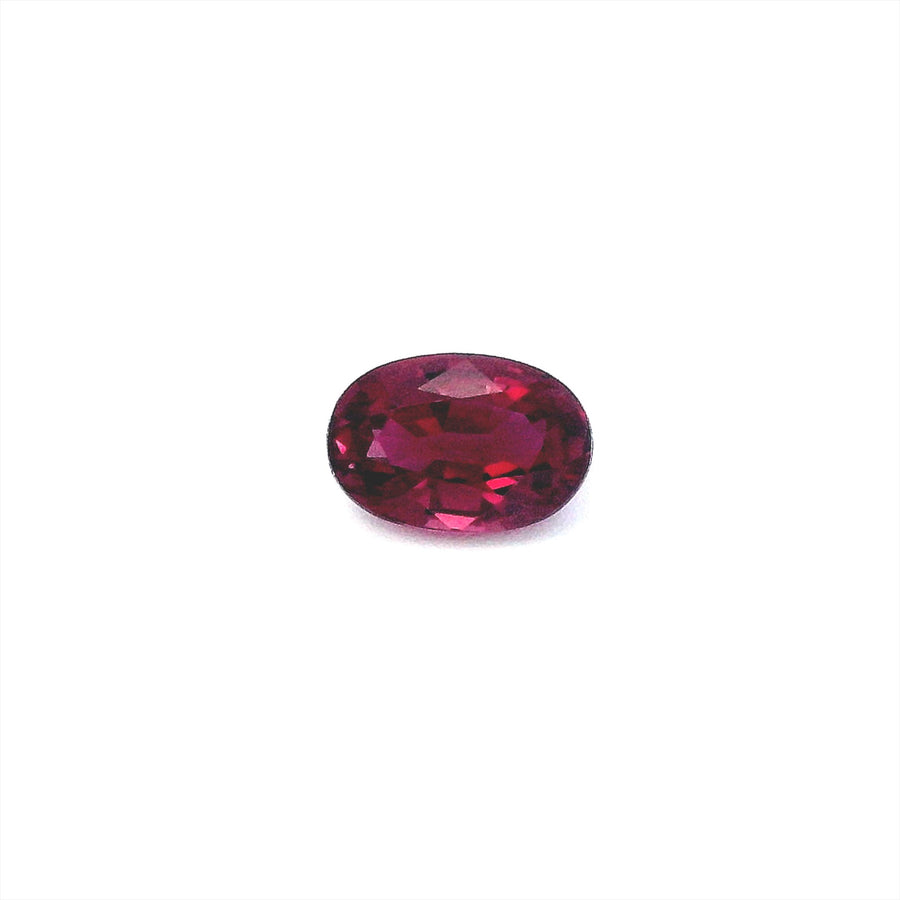 Oval Red Ruby 0.7ct loose gemstone