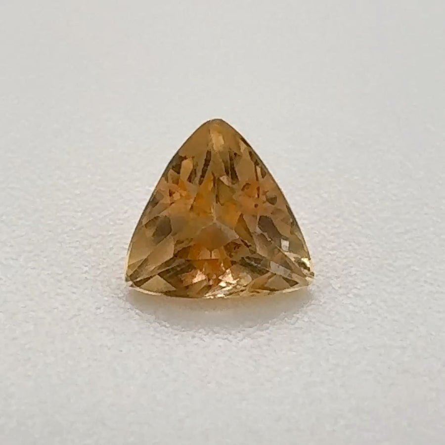 Trilliant Yellow Topaz 0.49ct loose gemstone
