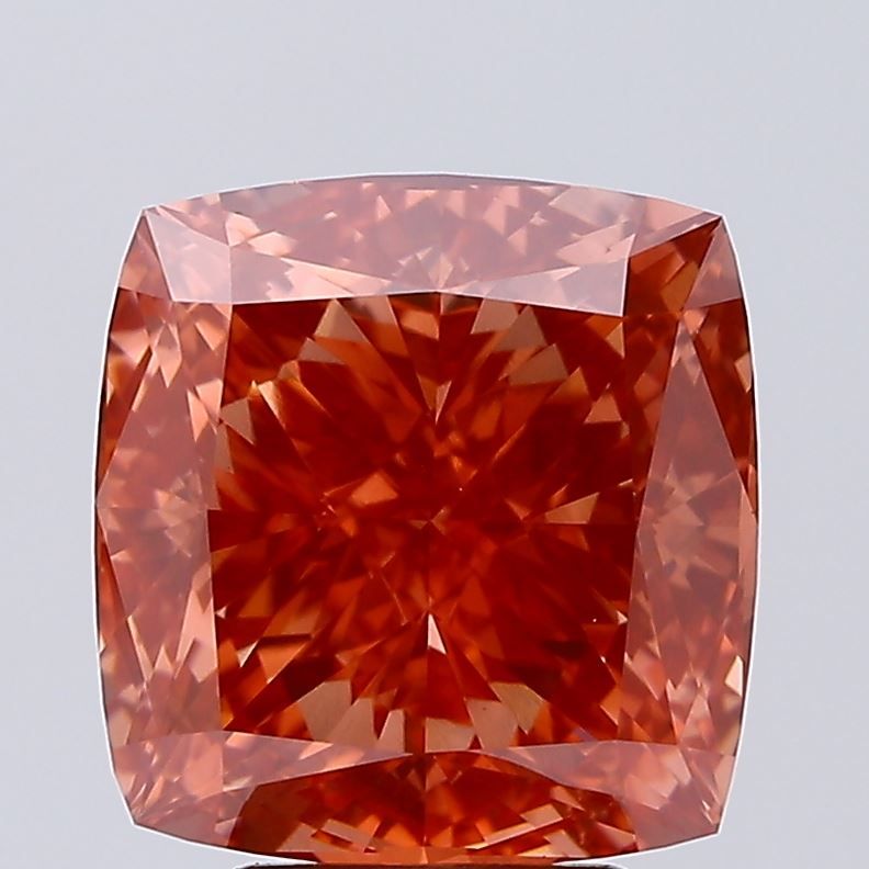 Cushion Fancy Intense Red Lab-grown Diamond 5.1ct VS1 loose diamond