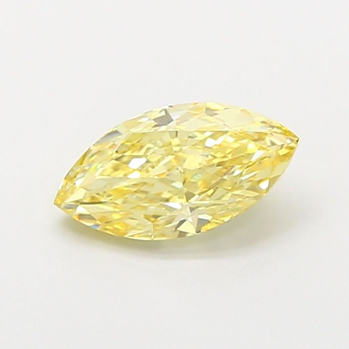 Marquise Fancy Intense Yellow Lab-grown Diamond 1.04ct VVS2 loose diamond