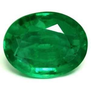 Oval Green Emerald 3.75ct loose gemstone