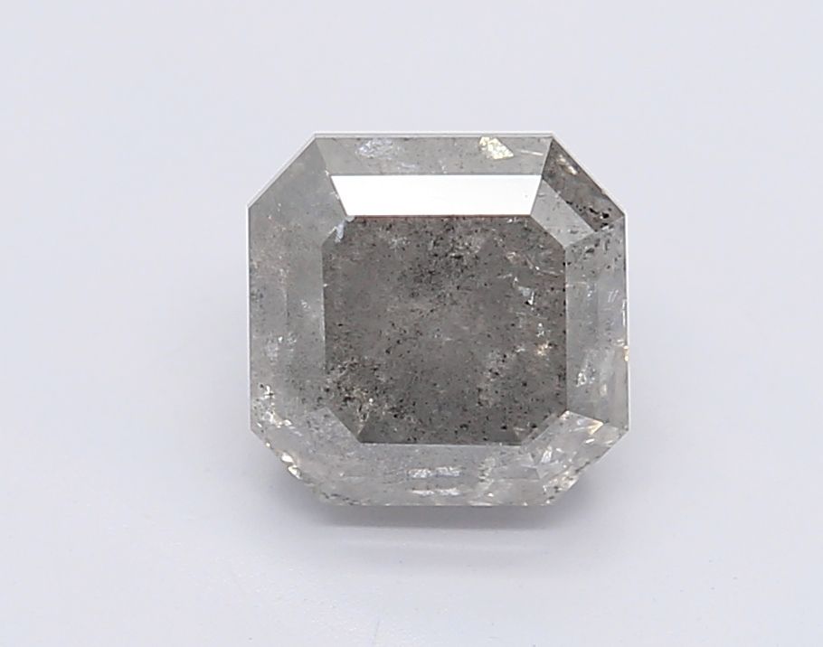 Square Emerald Fancy Light Gray Natural Diamond 1.46ct loose diamond