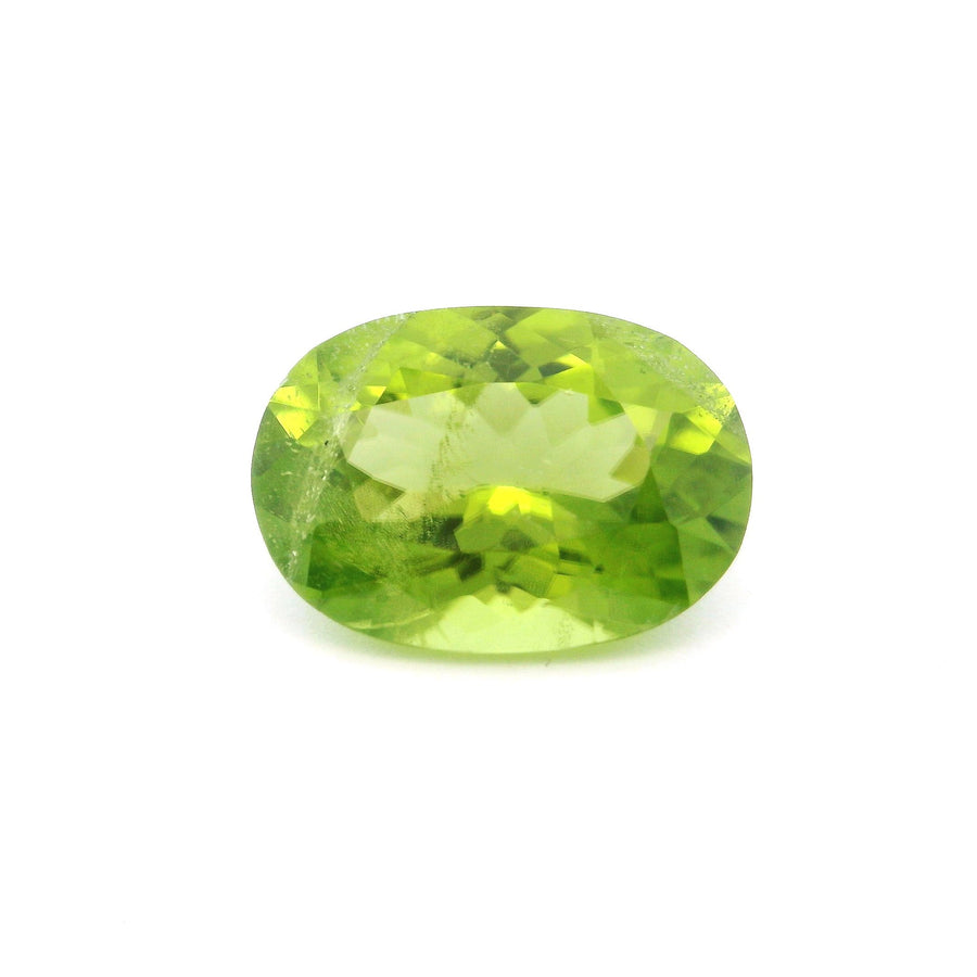 Oval Green Peridot 3.1ct loose gemstone