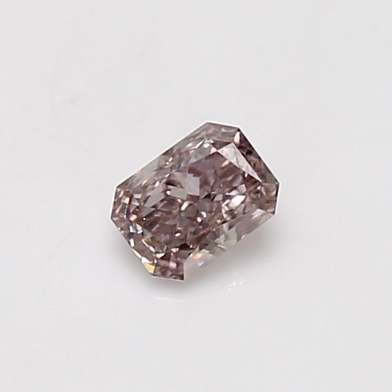 Radiant Fancy Brownish Pink Natural Diamond 0.31ct VS2 loose diamond