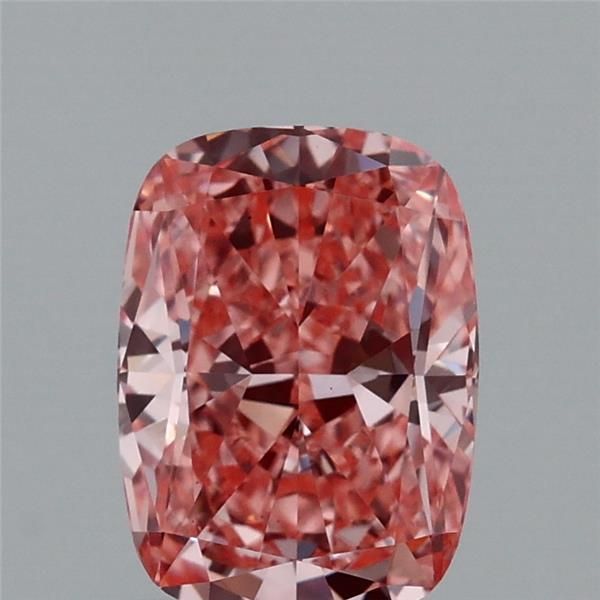 Cushion Fancy Vivid Pink Lab-grown Diamond 1.01ct VS1 loose diamond