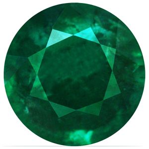 Round Green Emerald 2.15ct loose gemstone
