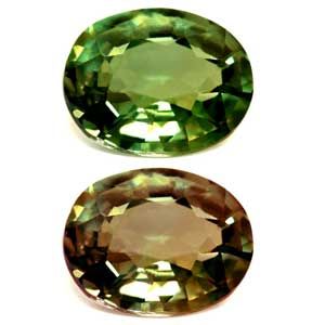 Oval Green Alexandrite 0.74ct loose gemstone
