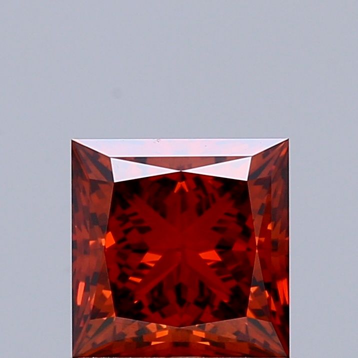 Princess Fancy Deep Orange Lab-grown Diamond 1.08ct VS1 loose diamond