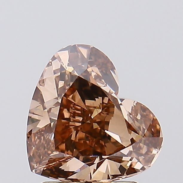 Heart Fancy Brown Lab-grown Diamond 2.19ct VS2 loose diamond