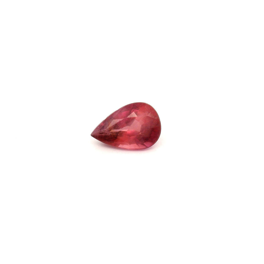 Pear Red Ruby 0.64ct loose gemstone