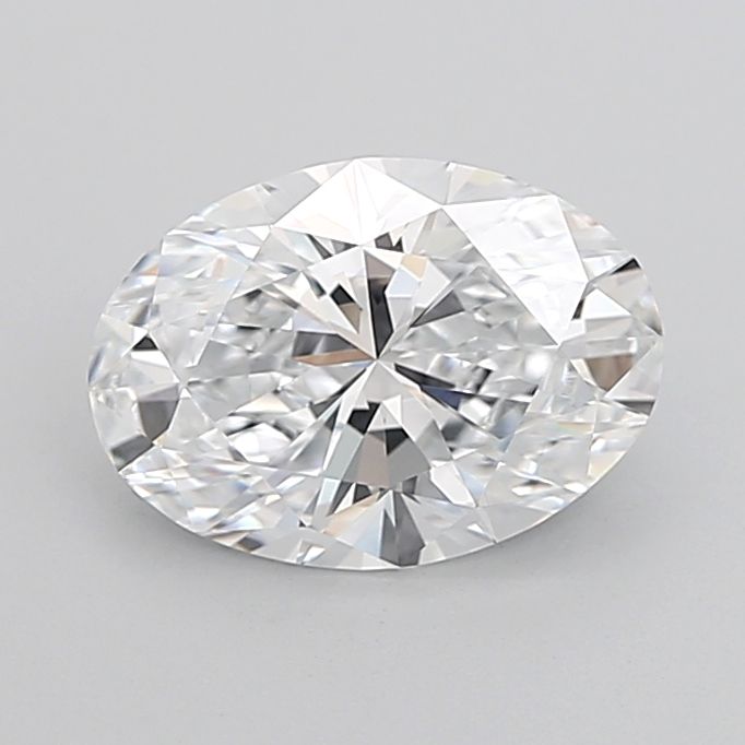 Oval Lab-Grown Diamond 3.21ct D VVS1