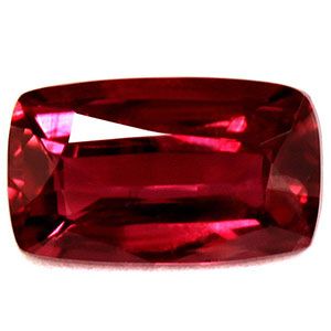 Cushion Red Ruby 0.96ct loose gemstone