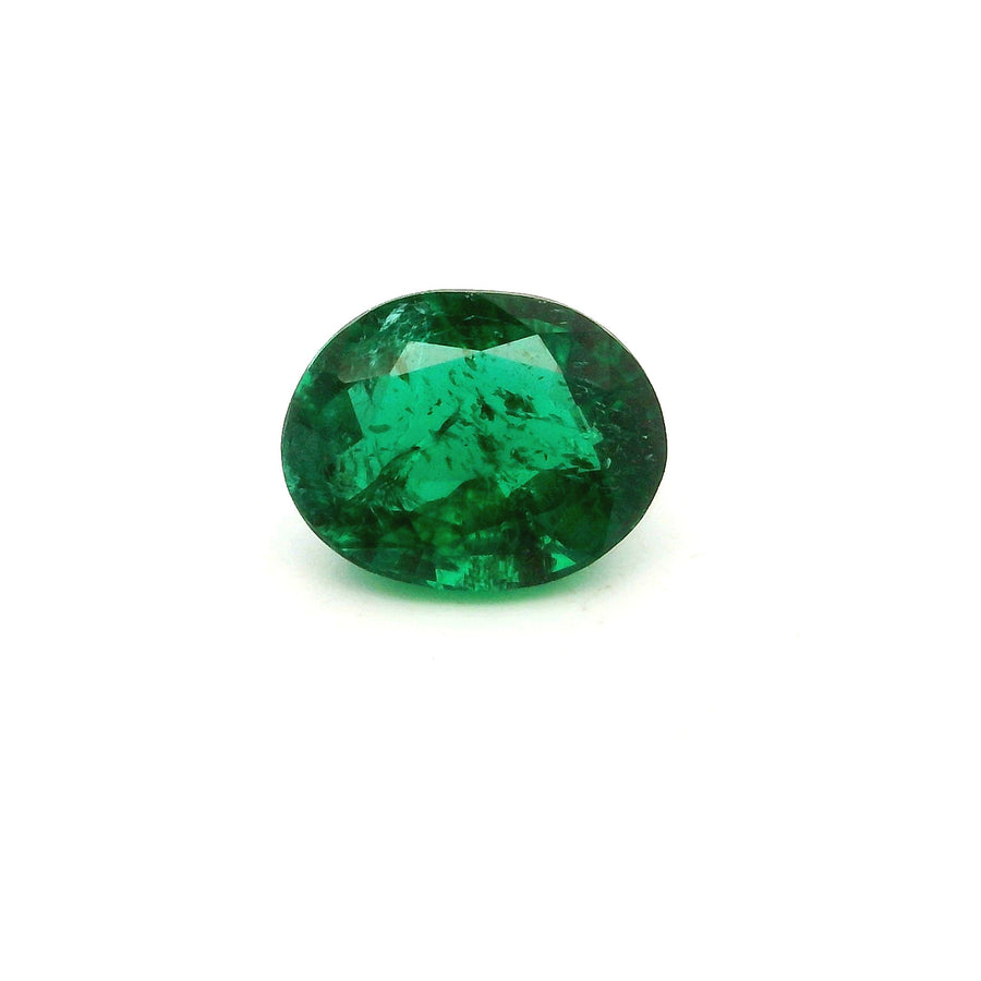 Oval Green Emerald 0.5ct loose gemstone