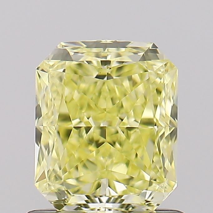Radiant Fancy Intense Yellow Natural Diamond 1.05ct VS2 loose diamond