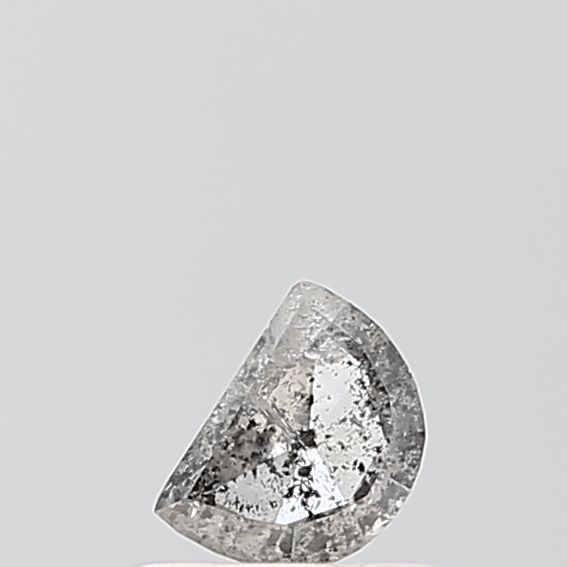 Half Moon Salt And Pepper Natural Diamond 0.38ct VS1 loose diamond