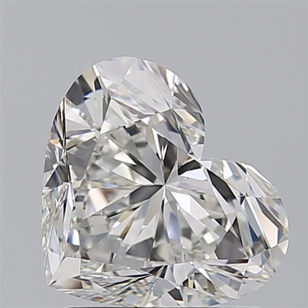 Heart Natural Diamond 1.70ct H VS1