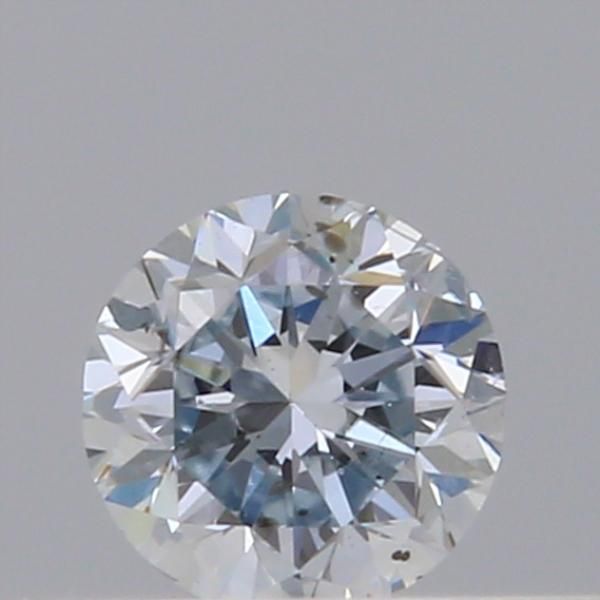 Round Light Blue Natural Diamond 0.18ct I1 loose diamond