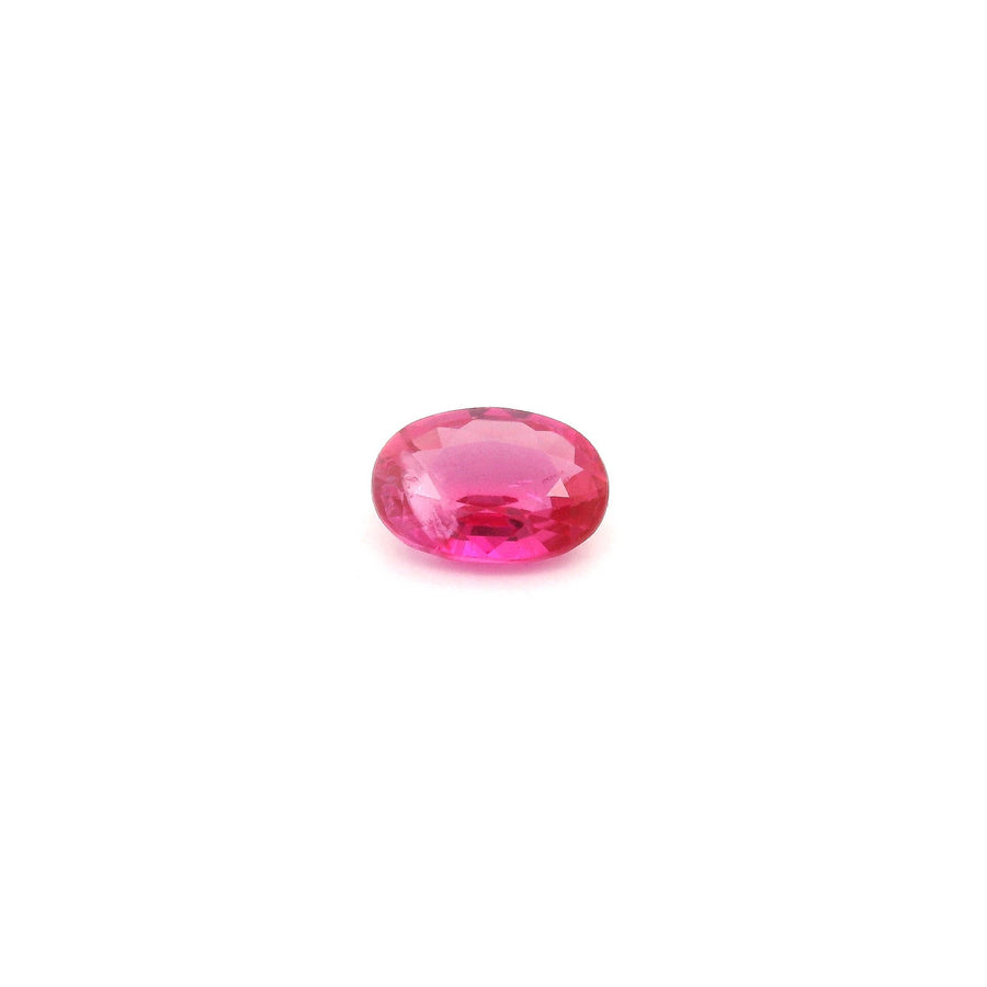 Oval Red Ruby 0.6ct loose gemstone