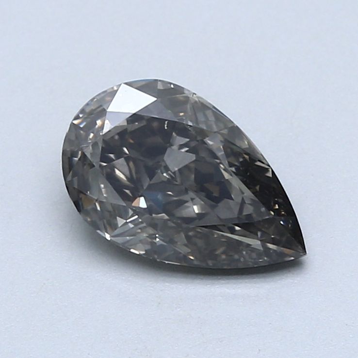 Pear Fancy Dark Gray Natural Diamond 1.33ct SI2 loose diamond