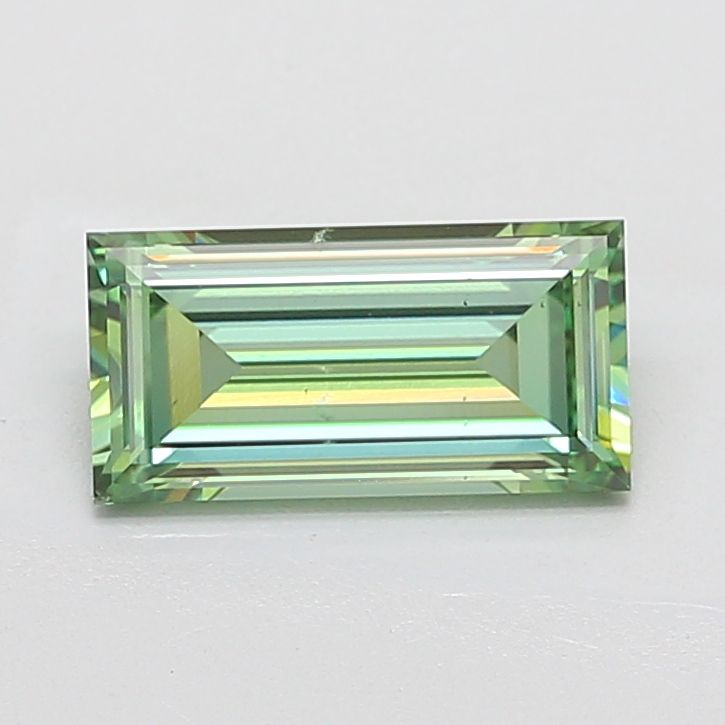 Baguette Fancy Vivid Green Lab-grown Diamond 2.01ct VS2 loose diamond