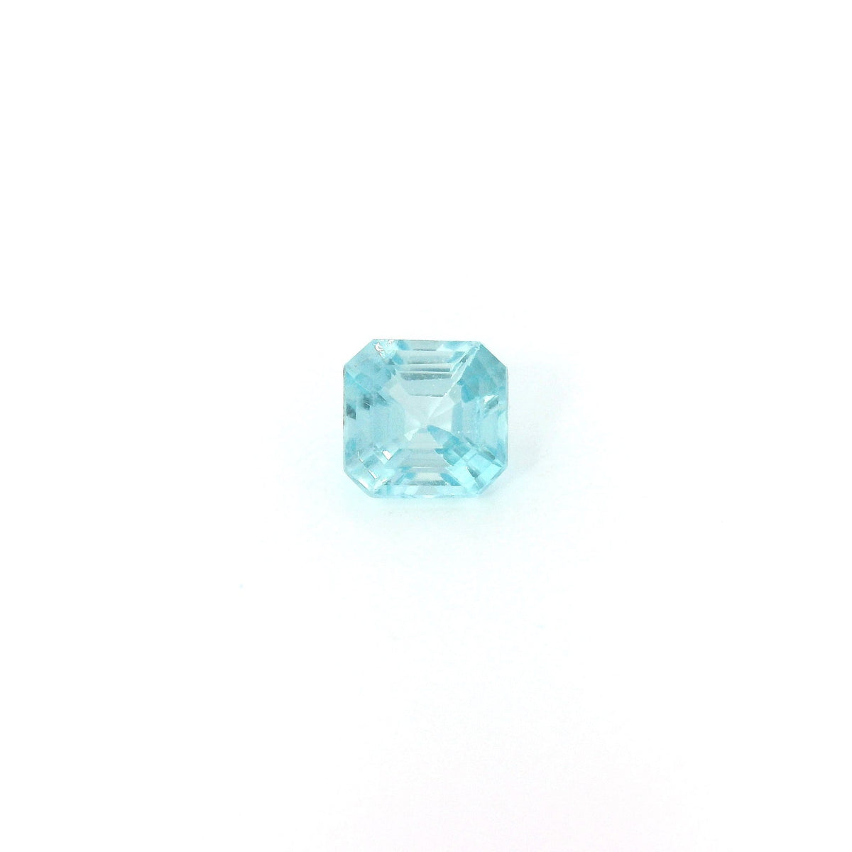 Octagonal Blue Zircon 0.81ct loose gemstone