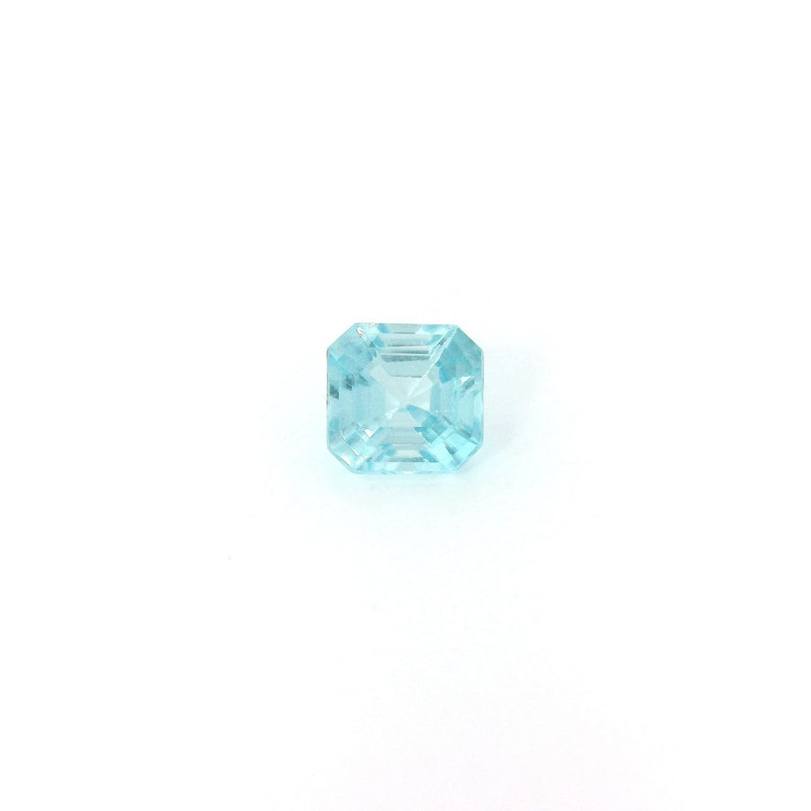 Octagonal Blue Zircon 0.81ct loose gemstone