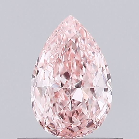 Pear Fancy Intense Pink Lab-grown Diamond 0.41ct VS2 loose diamond
