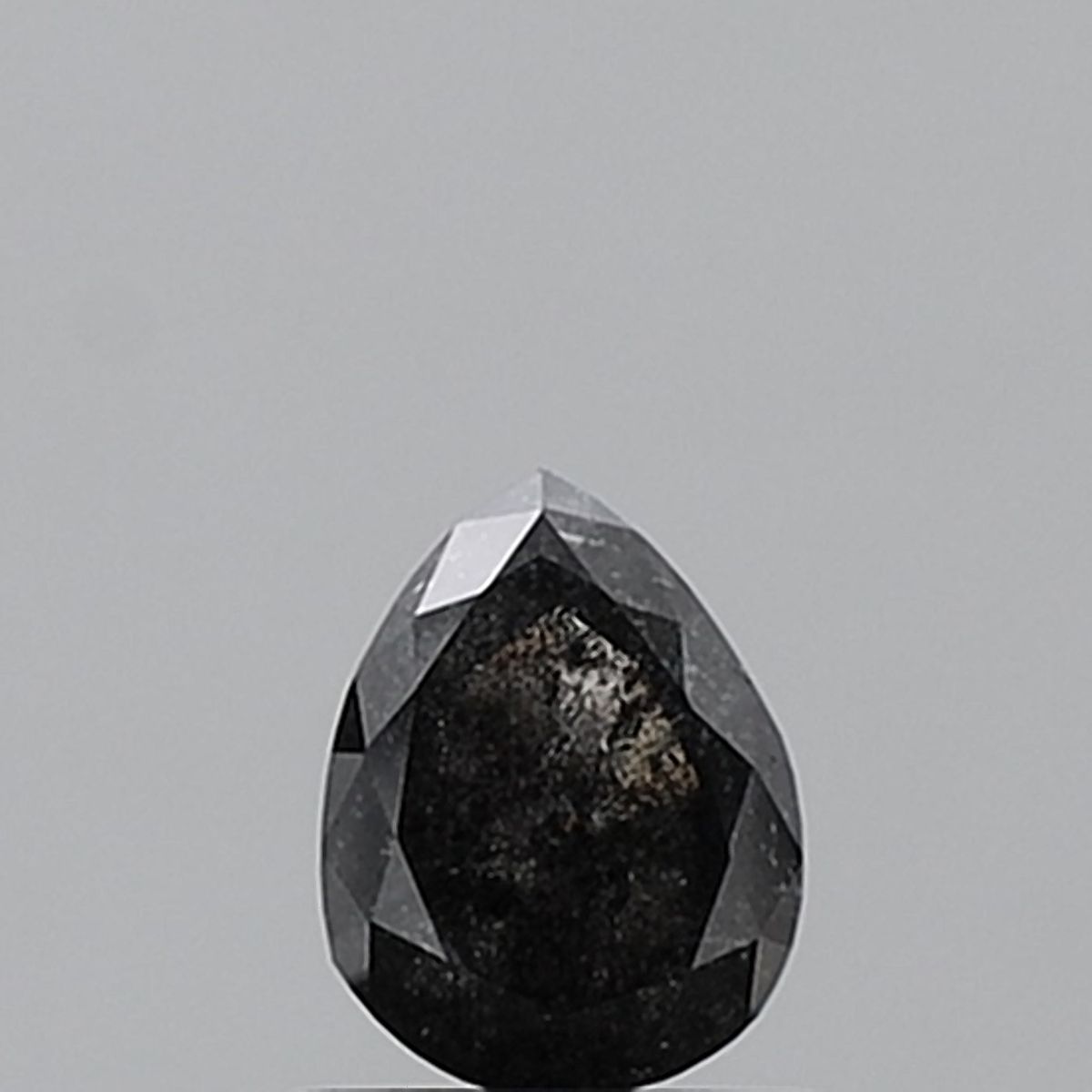 Pear Salt And Pepper Natural Diamond 1ct VVS2 loose diamond