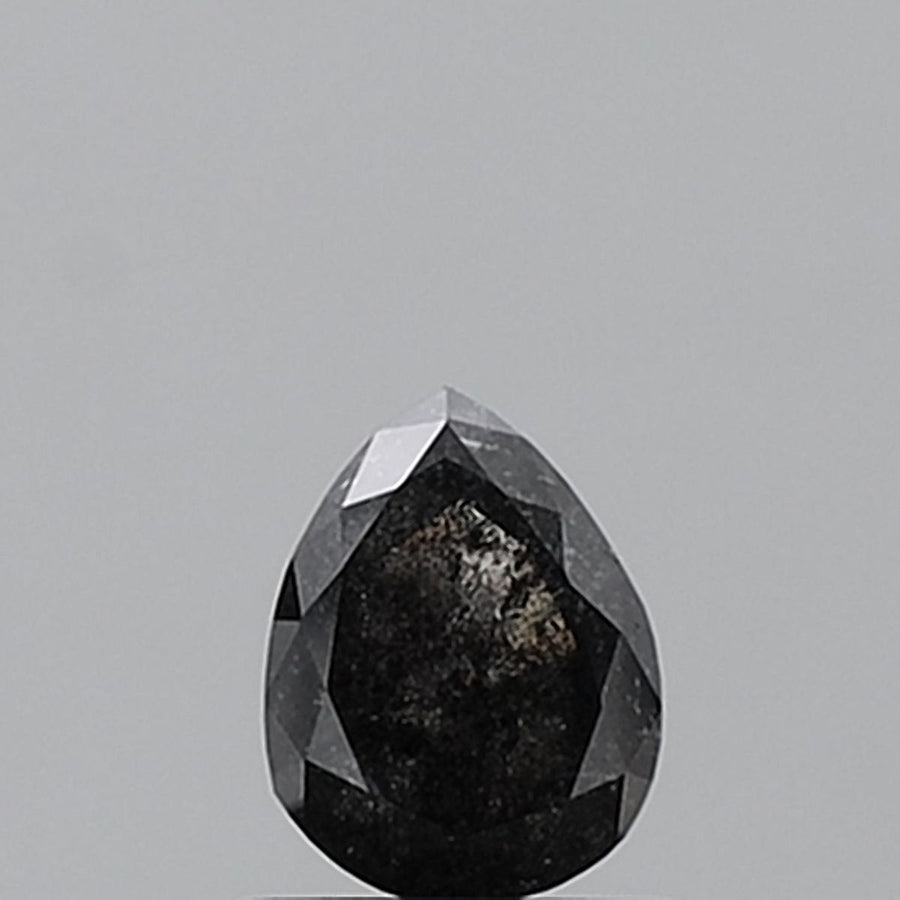 Pear Salt And Pepper Natural Diamond 1ct VVS2 loose diamond