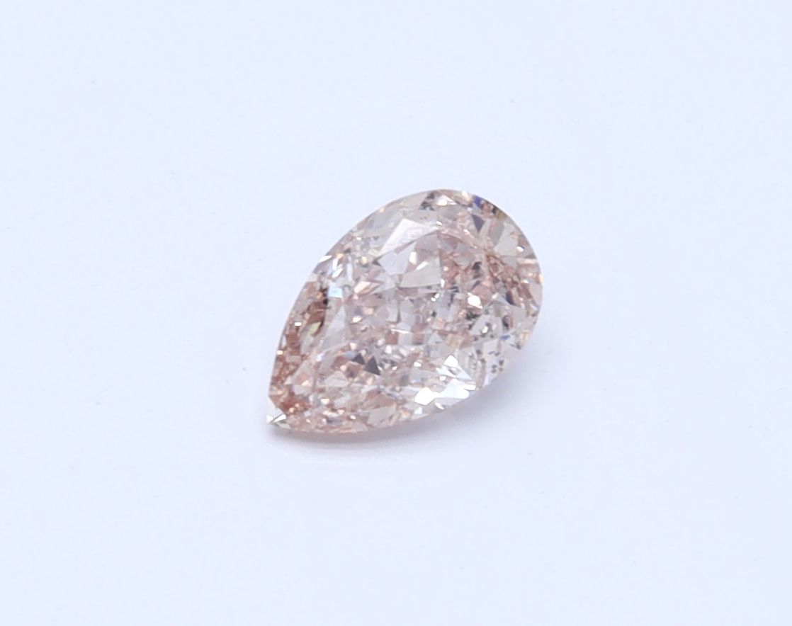 Pear Fancy Light Brownish Pink Natural Diamond 0.34ct SI2 loose diamond