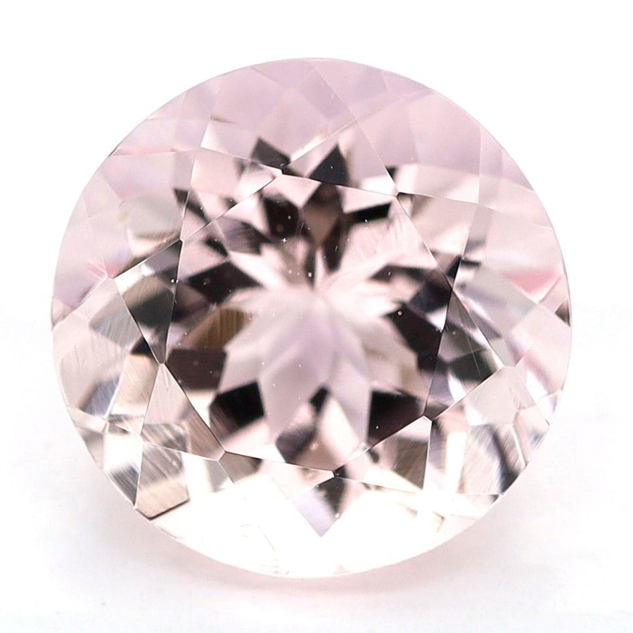 Round Pink Morganite 1.89ct loose gemstone