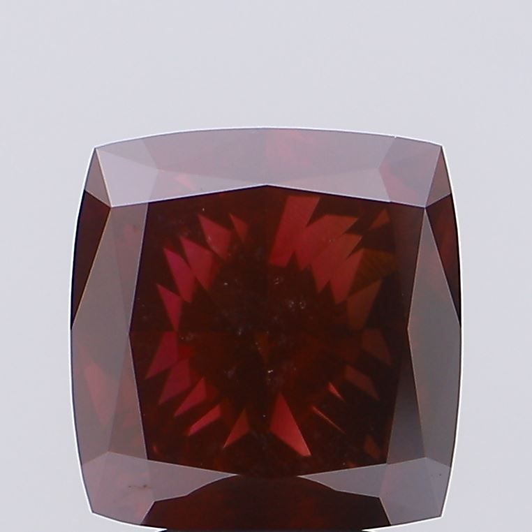 Cushion Fancy Vivid Red Lab-grown Diamond 6.02ct VS1 loose diamond